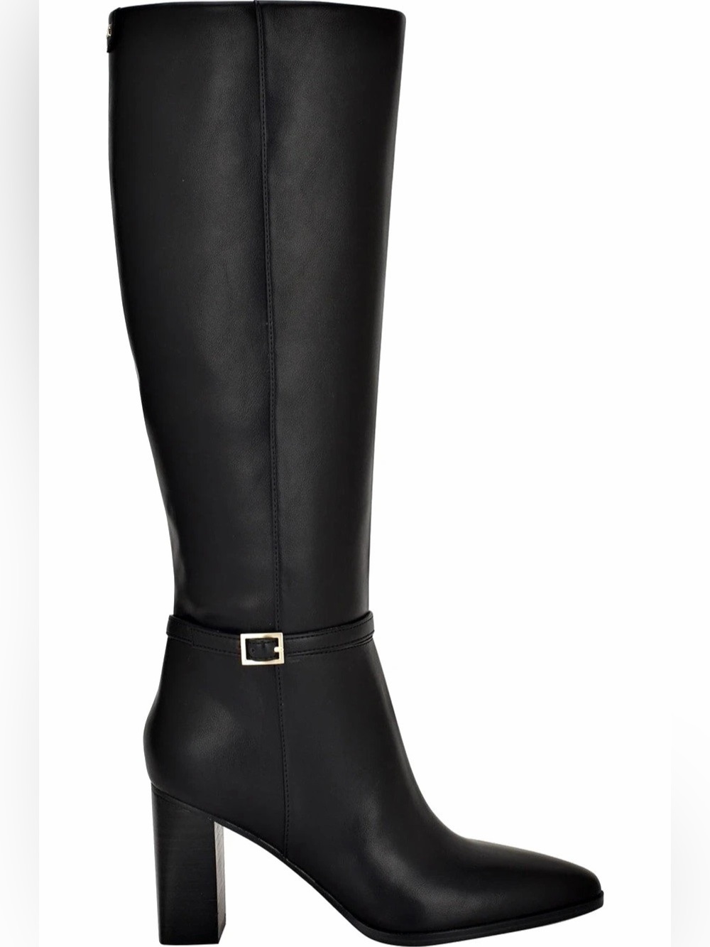 Calvin Klein Drevin Heeled Knee-High Boots in Black US 7.5 NIB